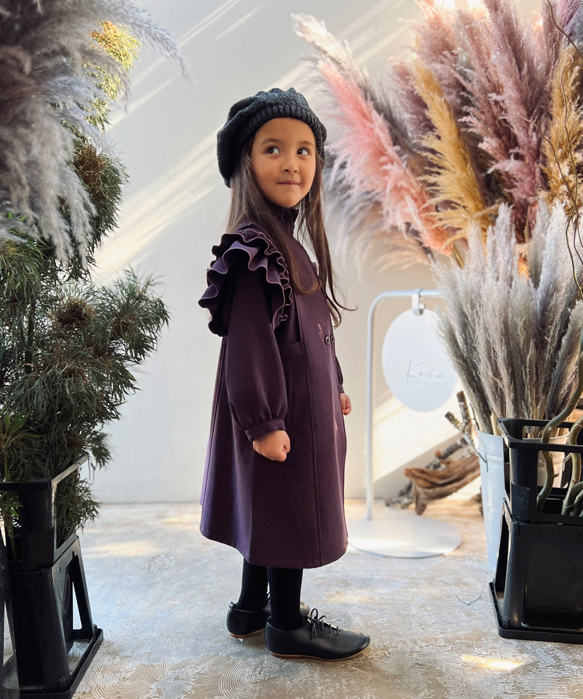 Stretchy Grandrelle Yarn Serge Dress