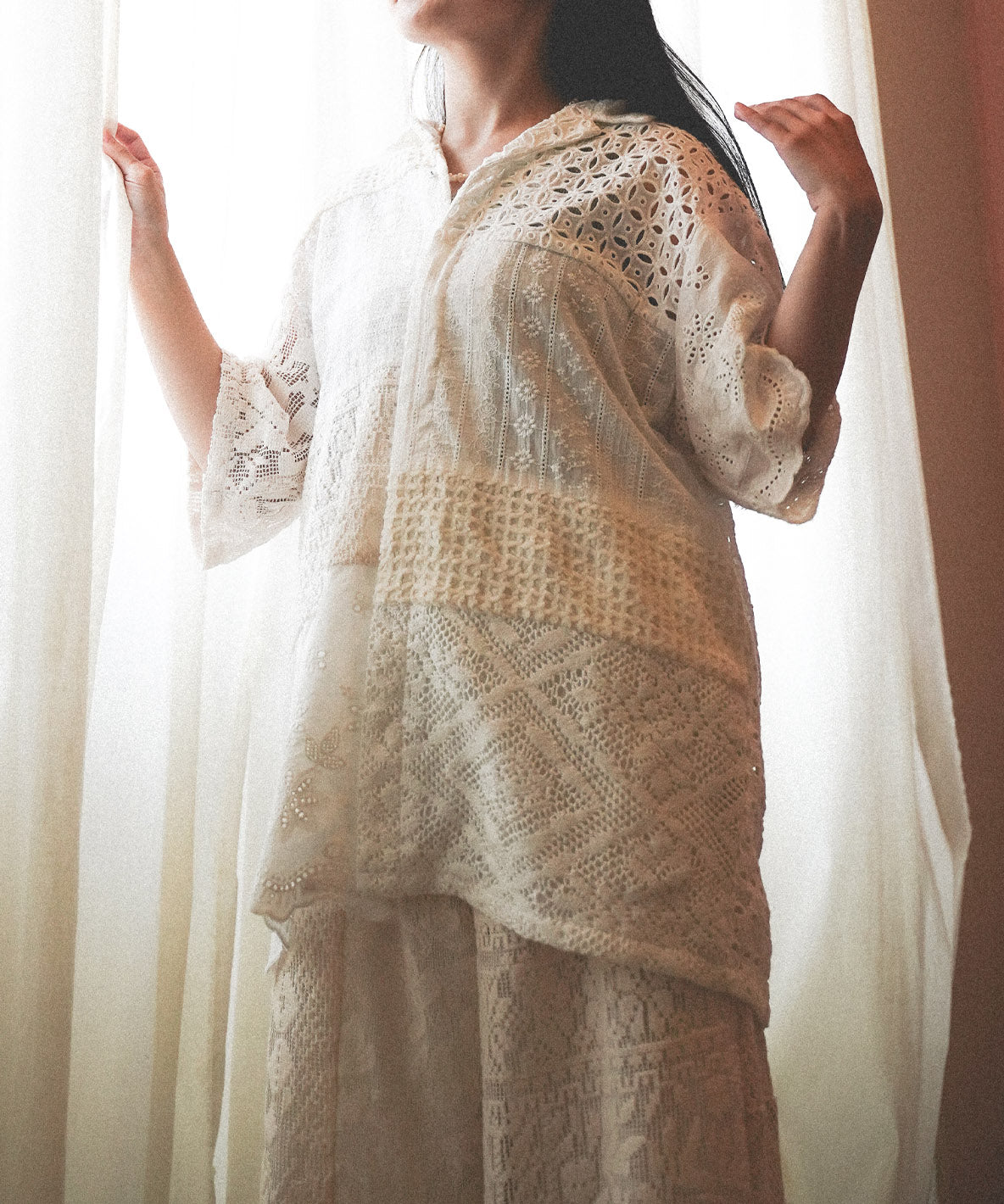 Patchwork Lace Shirt
