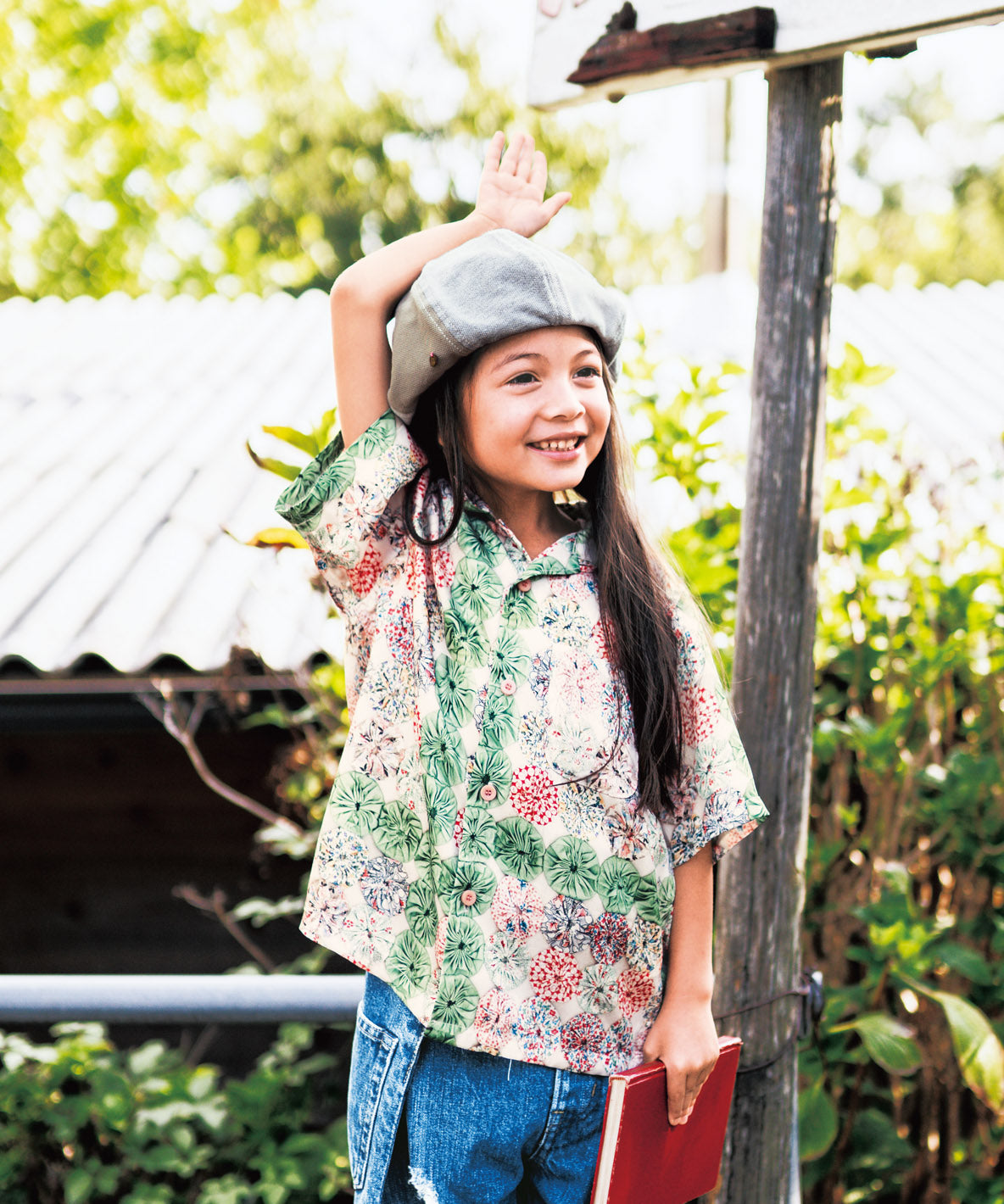 Antique Yo-yo Printed Shirt