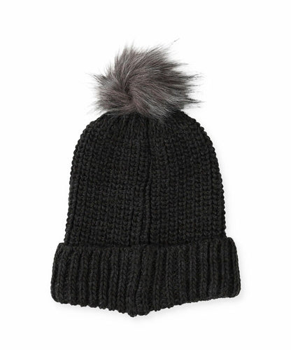 Pompon Knitted Cap