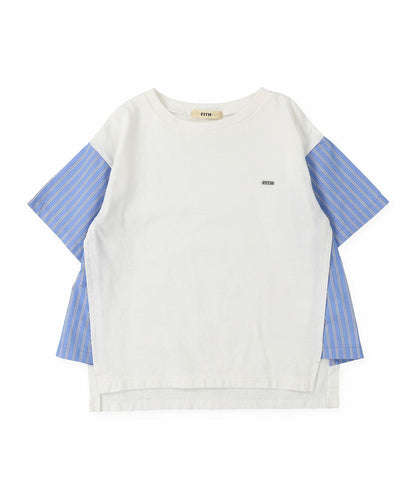 Soft Cotton Jersey Side-gore T-shirt