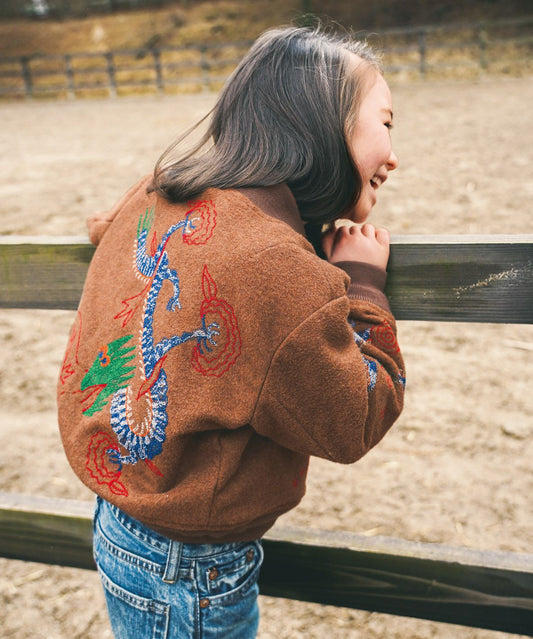 Embroidered Reversible Jacket