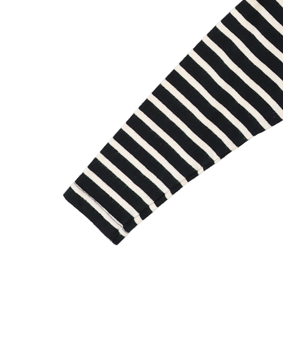 Striped Cotton Jersey Boatneck L/S Tee