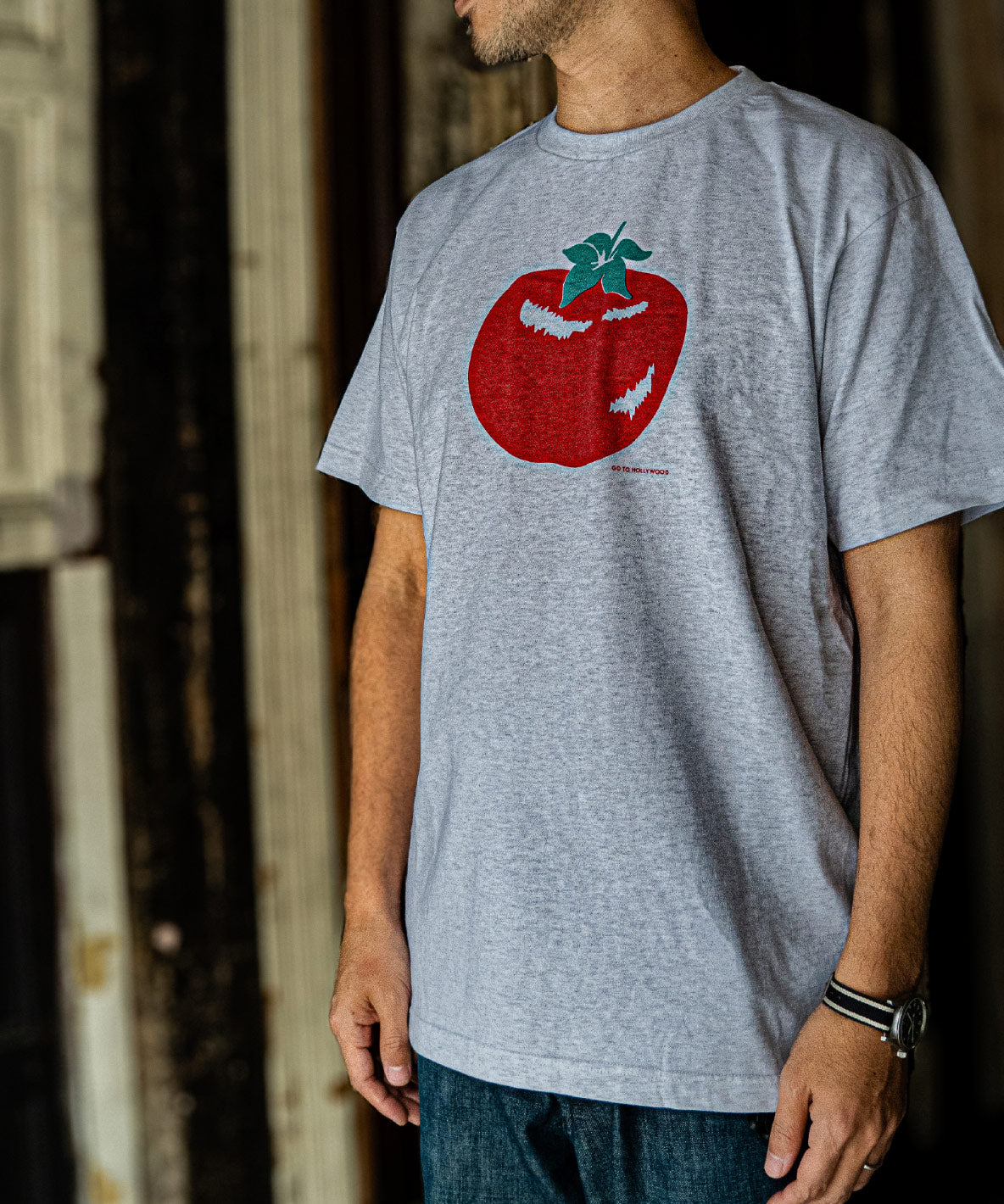 Cotton Jersey Love Apple T-shirt