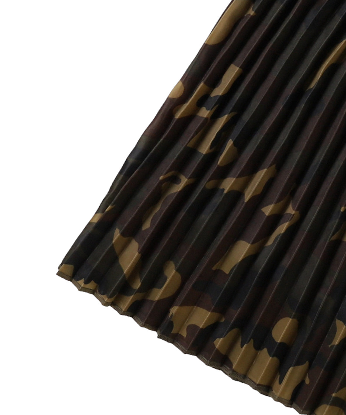 Camouflage Pleated Skirt
