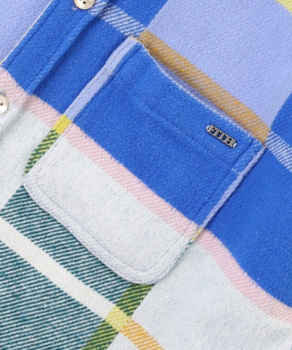 Patchwork Plaid Shirt