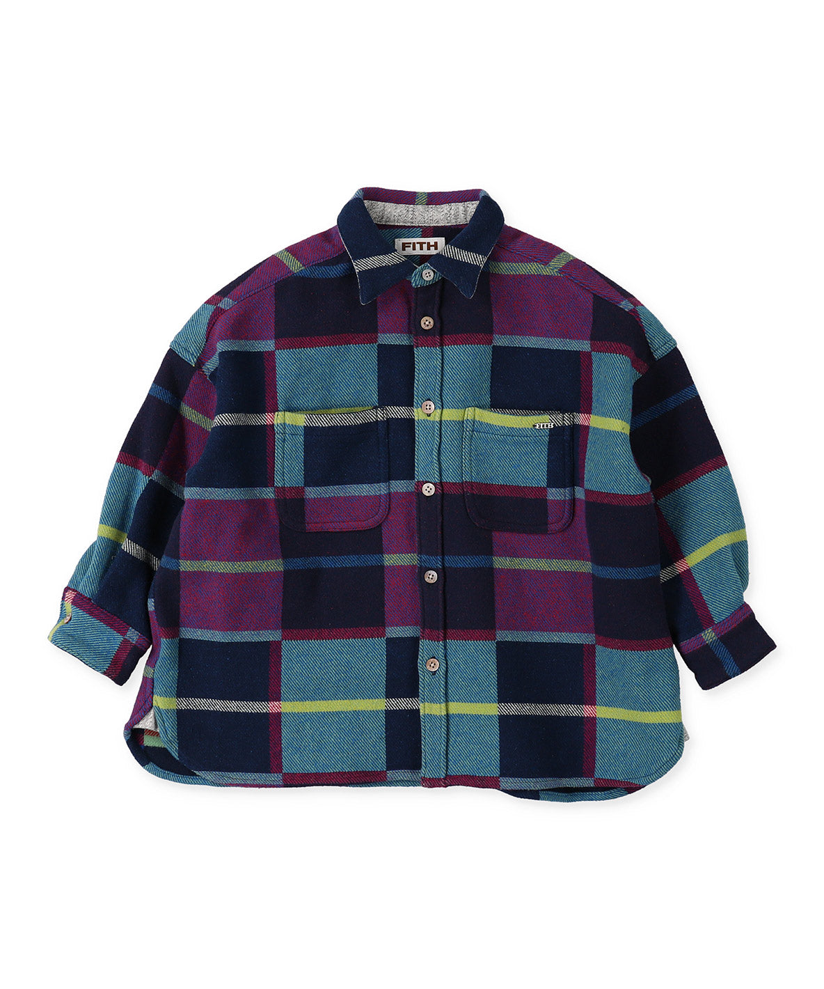 Patchwork Plaid Shirt