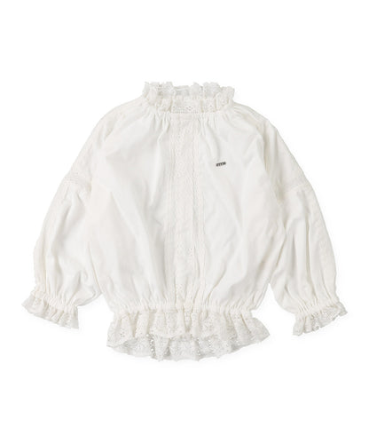 Lace Smocked T-shirt