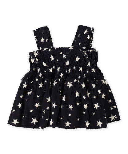 Star Jacquard Frilly Camisole