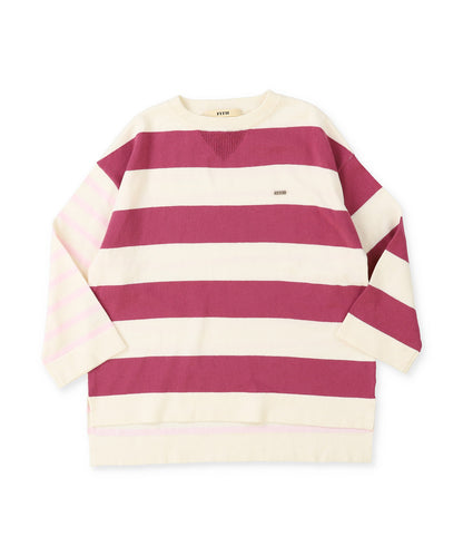 Cotton Knit Striped Tee