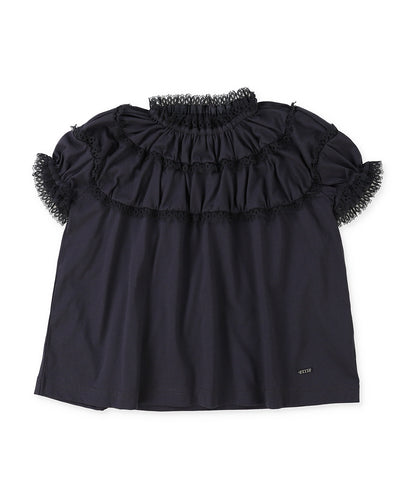 Lace Smocked Tee