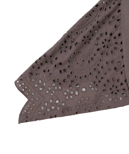Smooth Cutwork Lace Tee