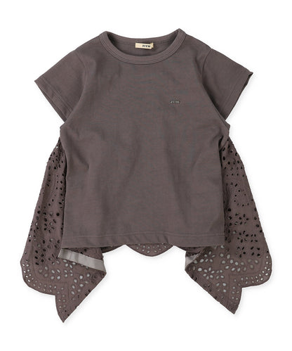 Smooth Cutwork Lace Tee