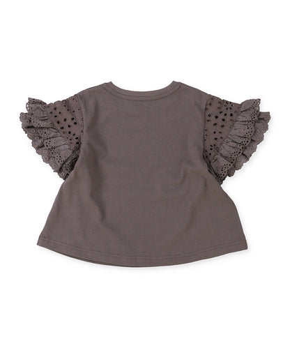 Smooth Frilly Sleeve Tee