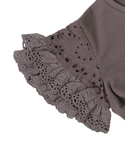 Smooth Frilly Sleeve Tee