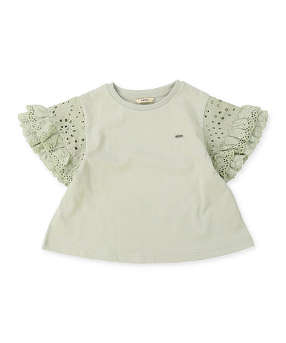 Smooth Frilly Sleeve Tee