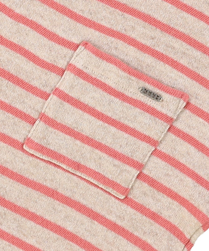 Pile Striped Pocket Tee
