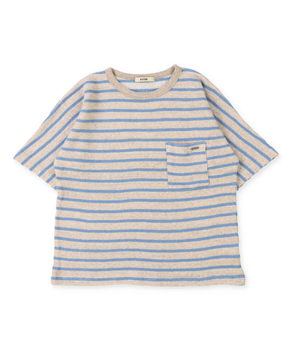 Pile Striped Pocket Tee