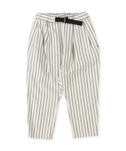 Indigo Herringbone Striped Pants