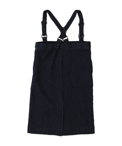 Chillax Denim Salopette Skirt