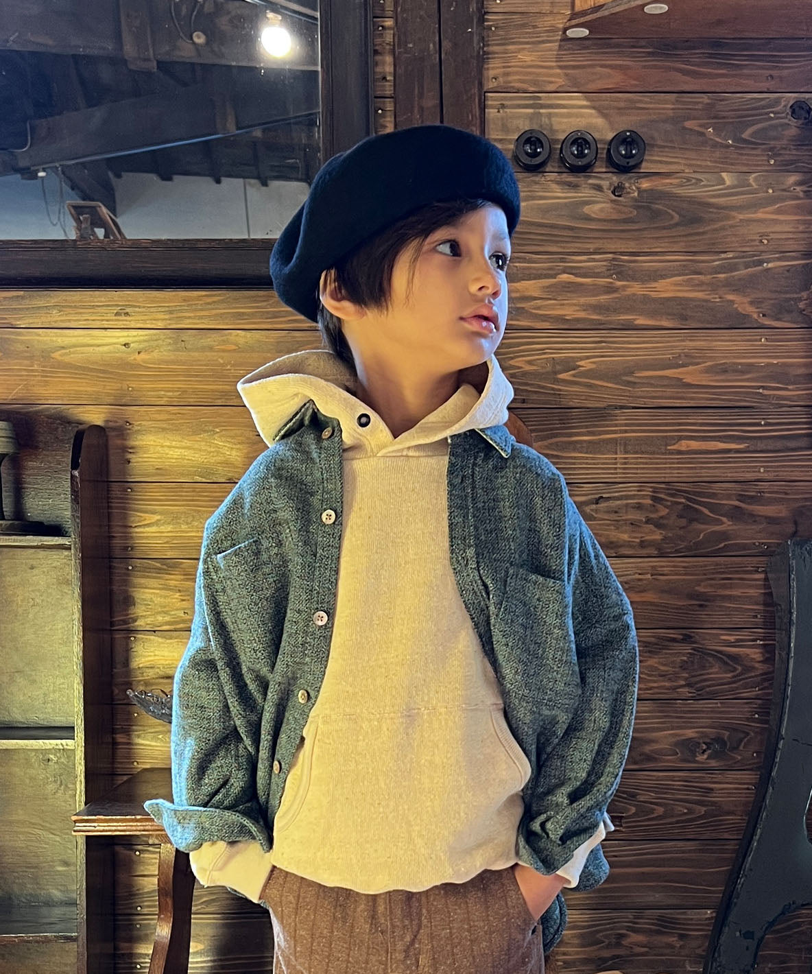 Tweed Cotton Melange Shirt