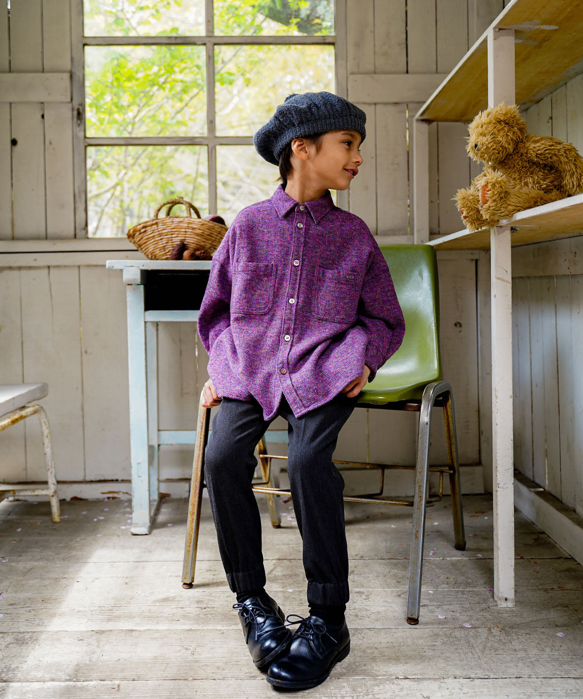 Tweed Cotton Melange Shirt