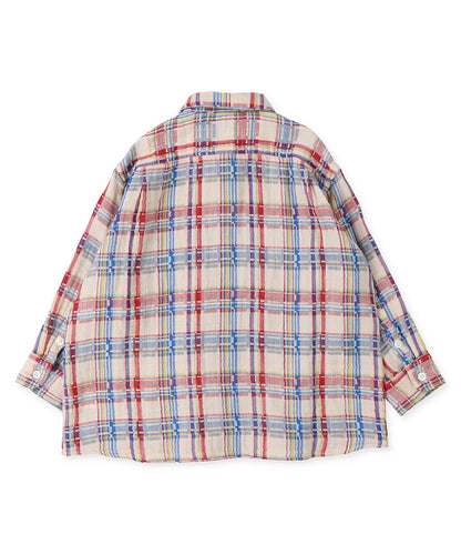 Double-weave Plaid Shirt