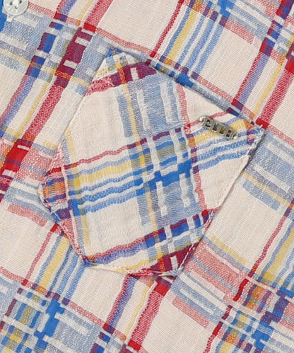 Double-weave Plaid Shirt