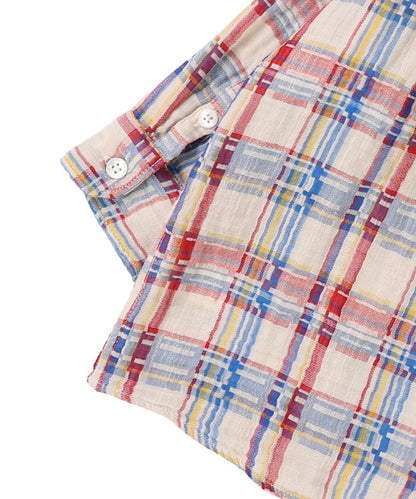 Double-weave Plaid Shirt