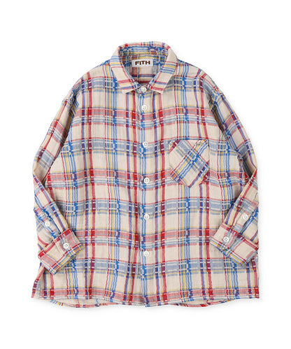 Double-weave Plaid Shirt