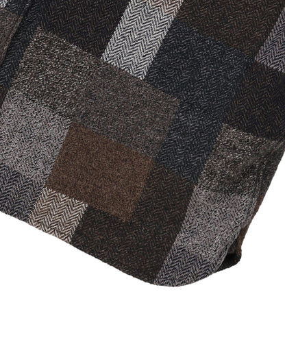 Tweed Cotton Plaid Shirt