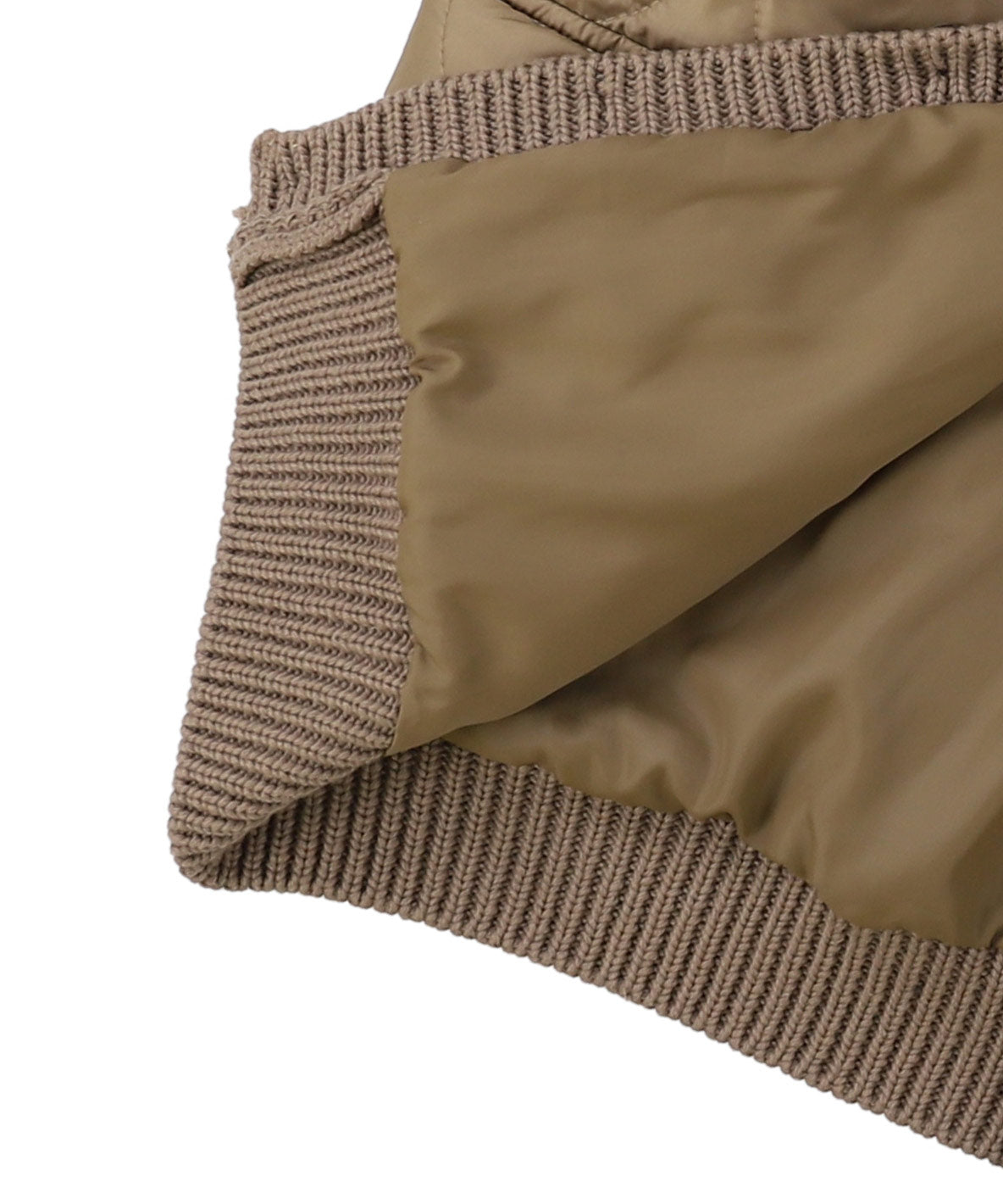 Knit Quilted Blouson