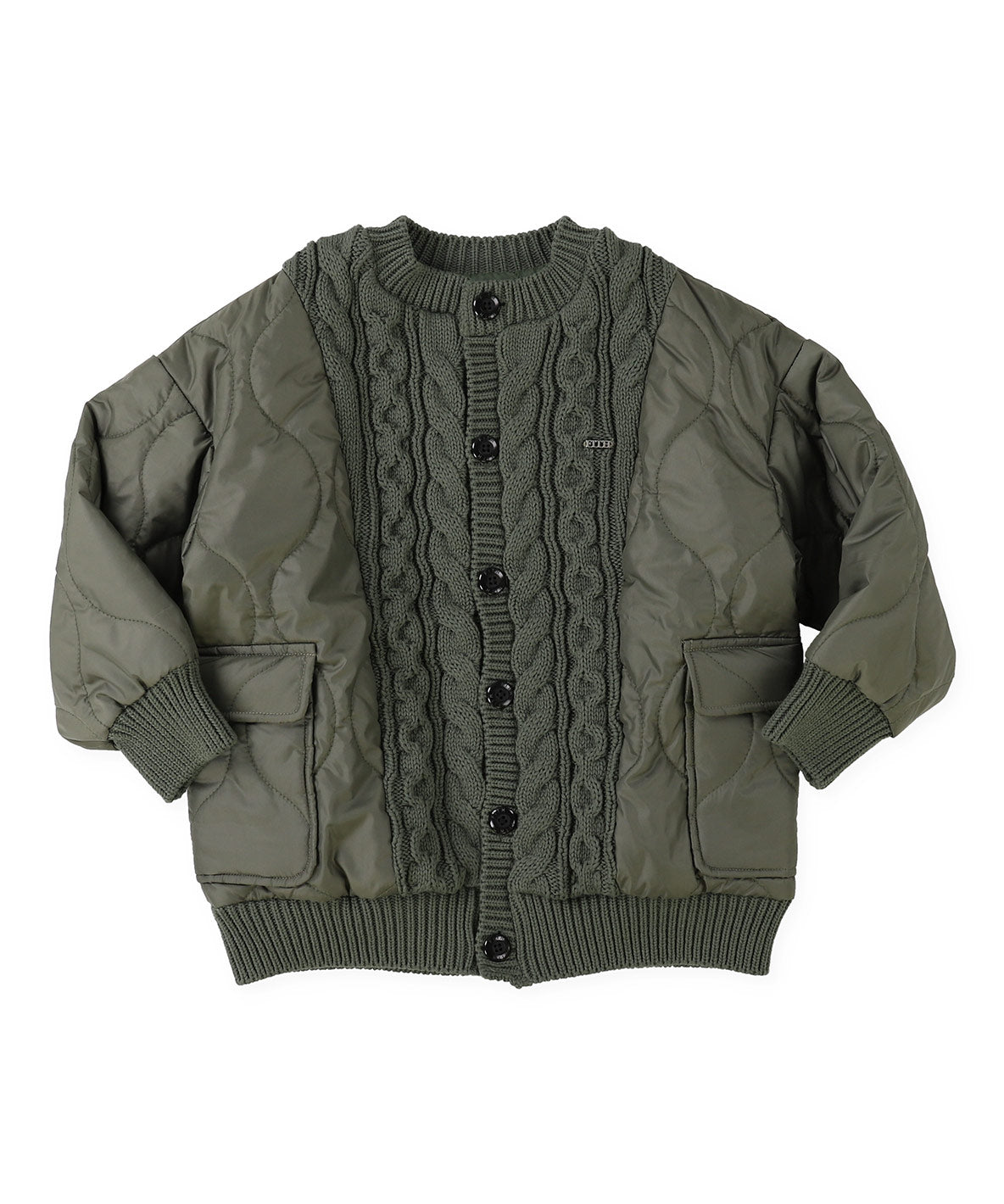 Knit Quilted Blouson