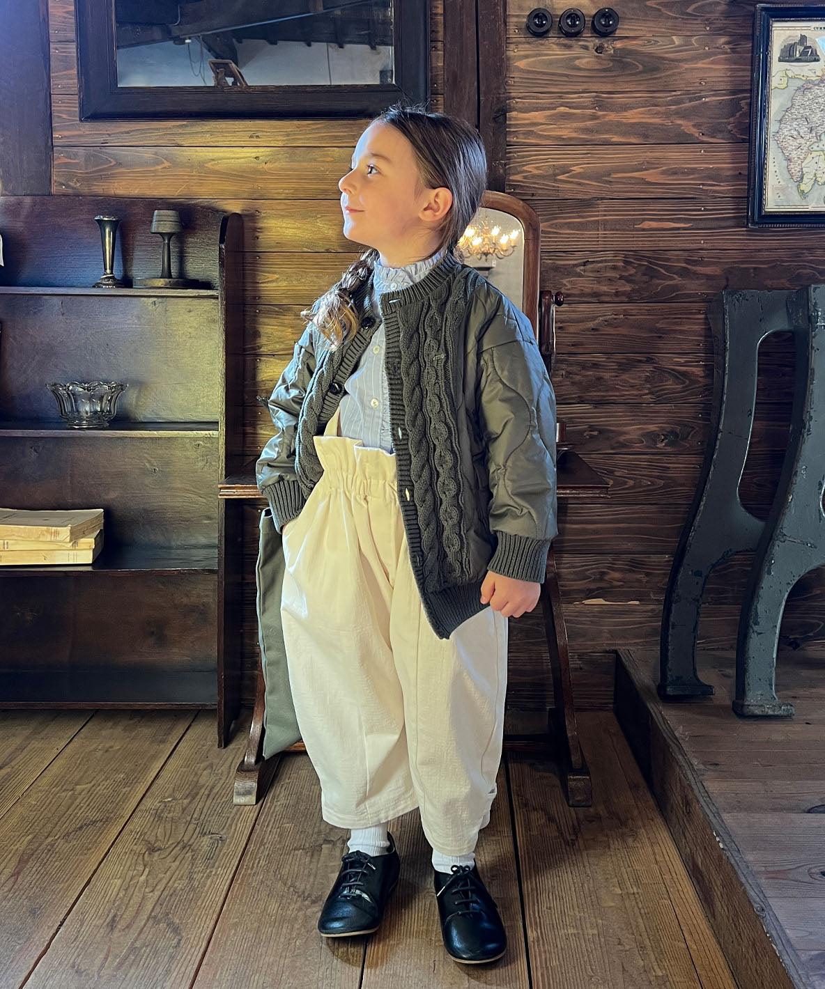 Knit Quilted Blouson