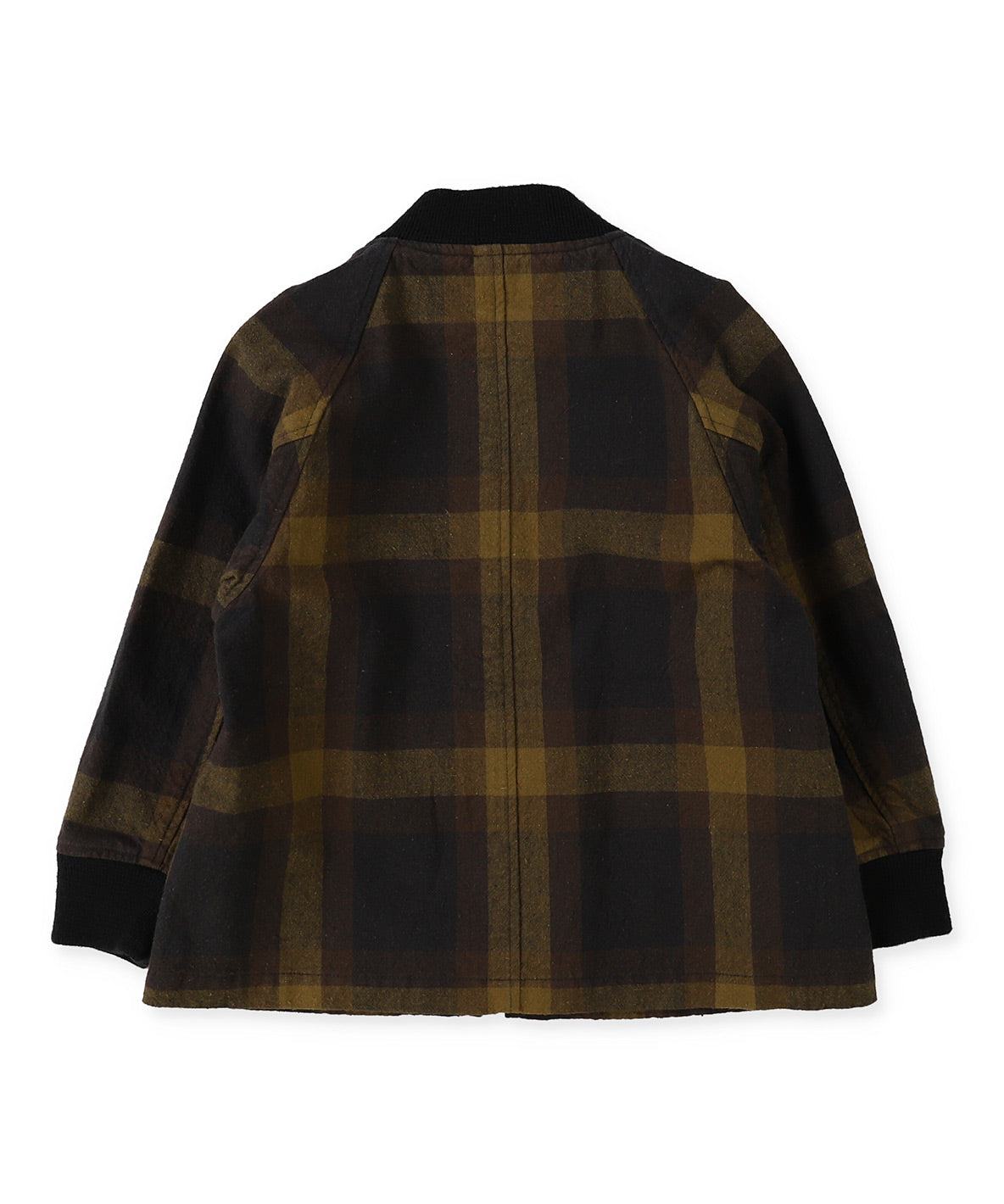 Cotton Nep Plaid Blouson