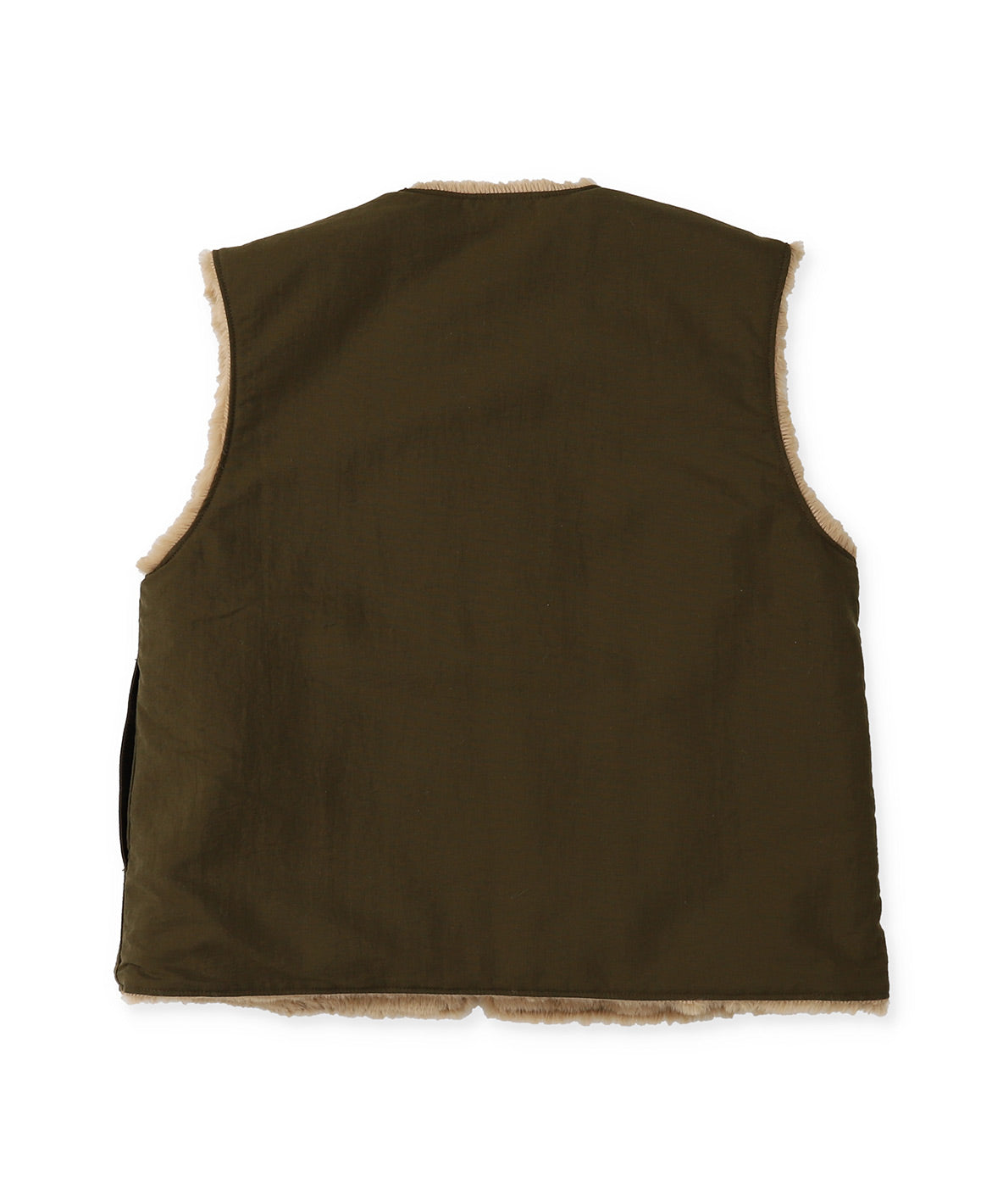Reversible Taffeta Fur Vest