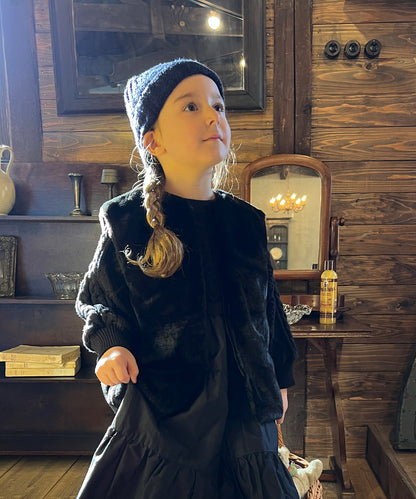 Reversible Taffeta Fur Vest
