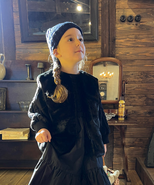 Reversible Taffeta Fur Vest