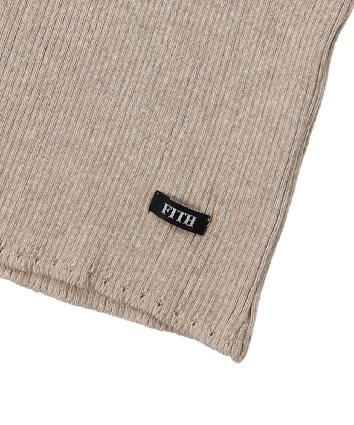 Washable Cotton Turtleneck Knit