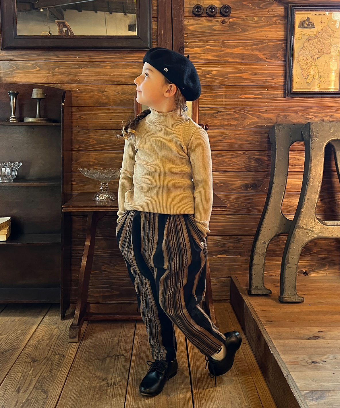 Washable Cotton Turtleneck Knit