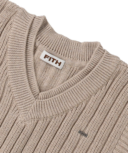 Cotton Knit Vest