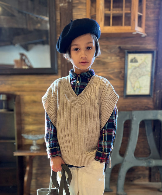 Cotton Knit Vest