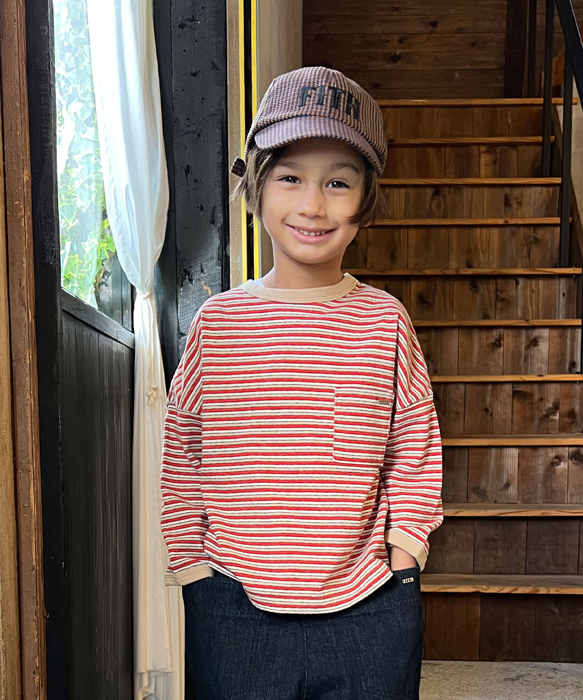 Multi Striped L/S Tee