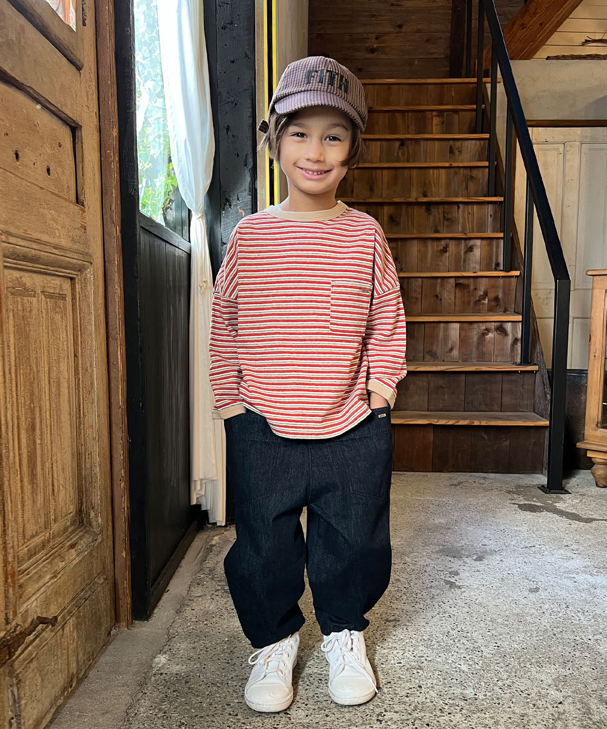 Multi Striped L/S Tee