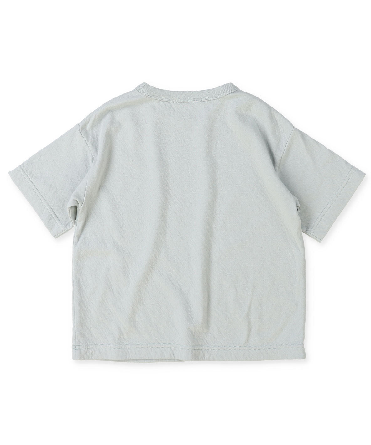 Feather Knit Double Cloth Logo Tee