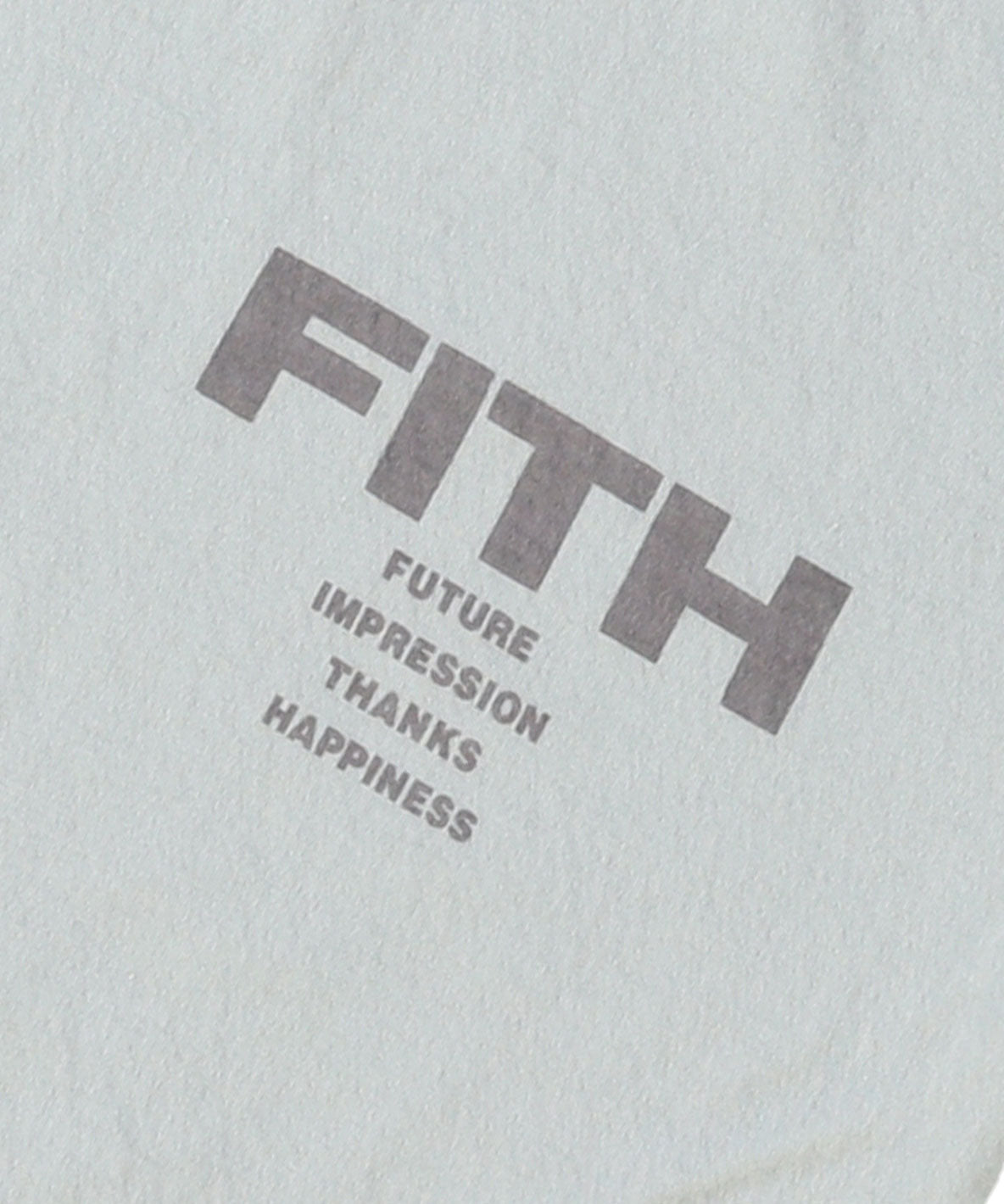 Feather Knit Double Cloth Logo Tee