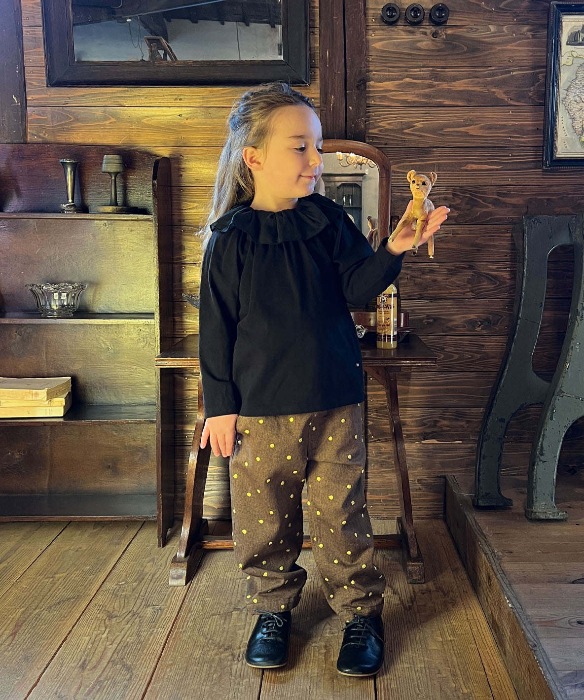 High Gauge Frill Collar Tee