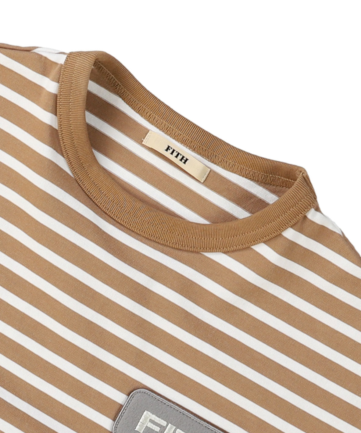 Striped Patch L/S Tee