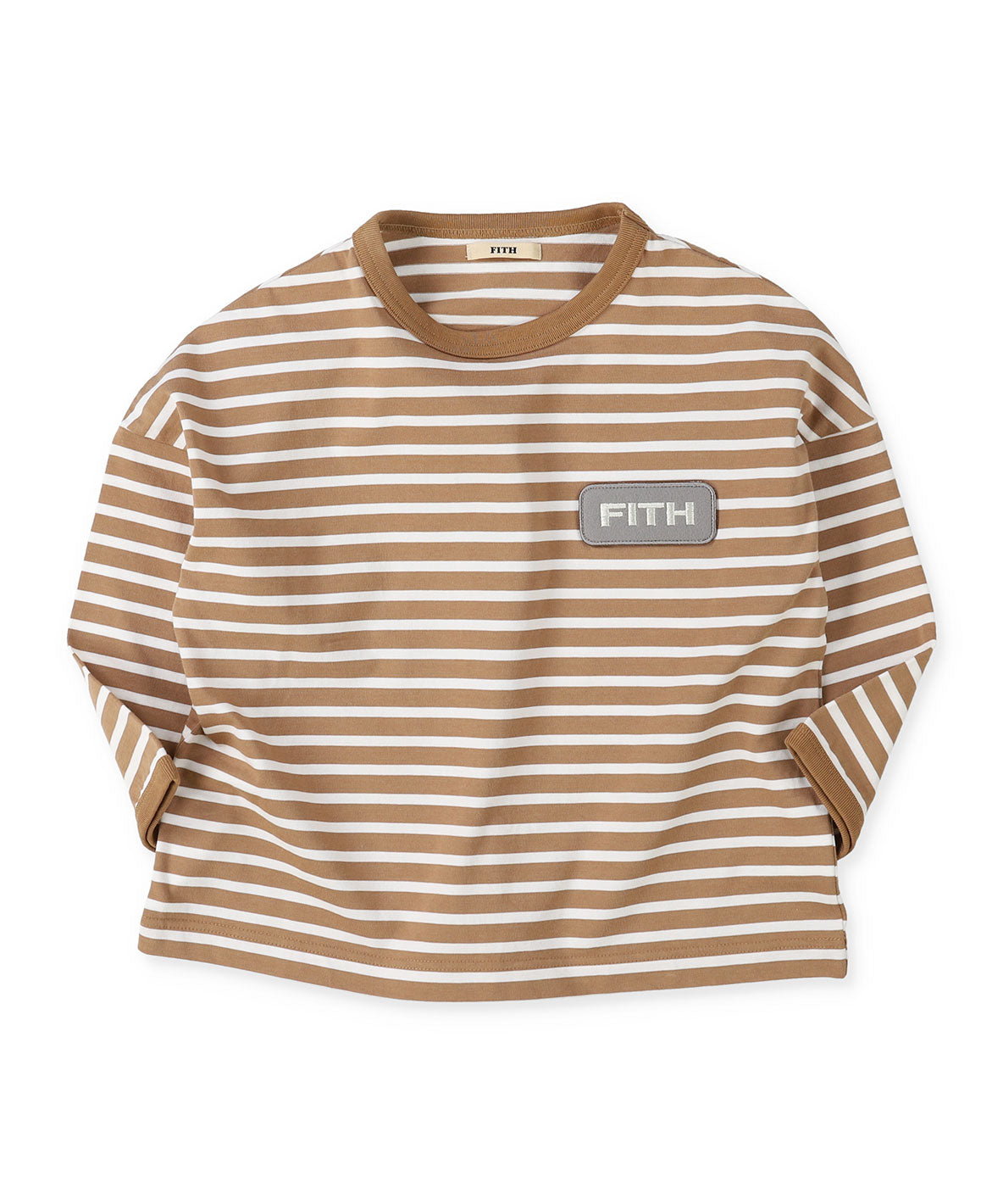 Striped Patch L/S Tee