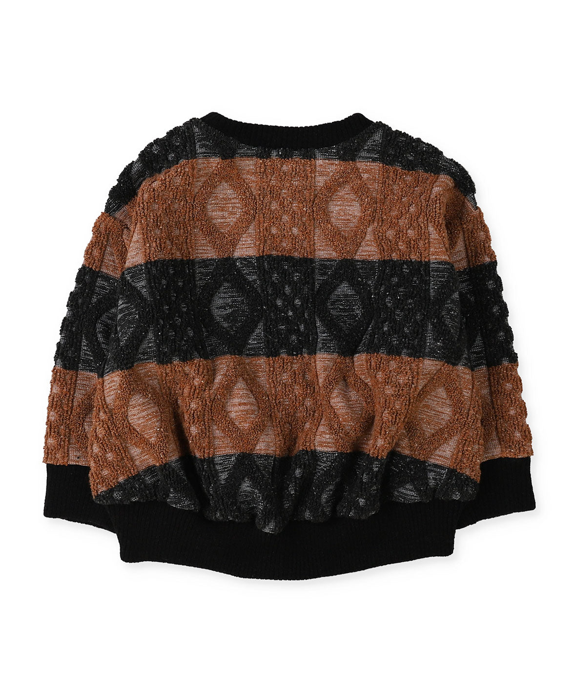 Striped Rope Knitting Pullover